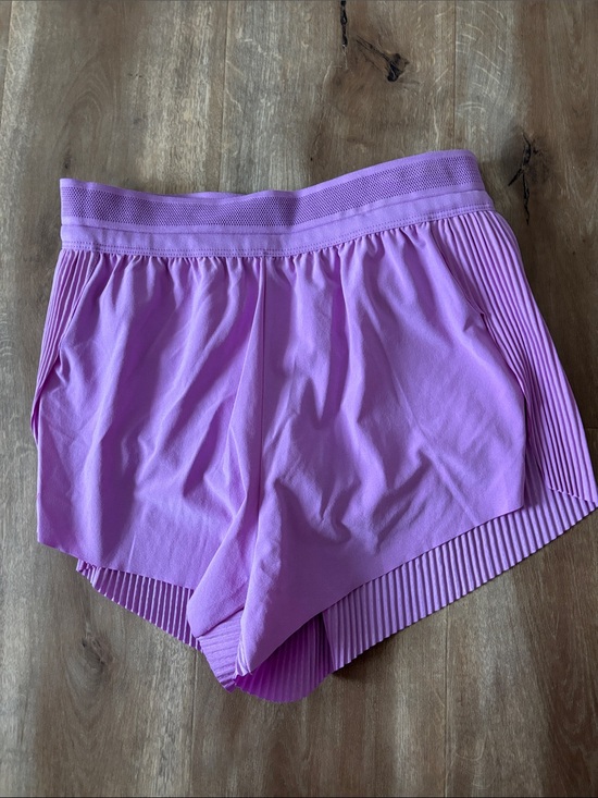 Nike Pants - Nike Lavender Pleated-Trim Women's Athletic Shorts
